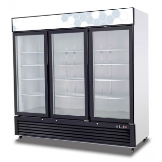 3 Glass Door Reach-in Cooler (Migali)